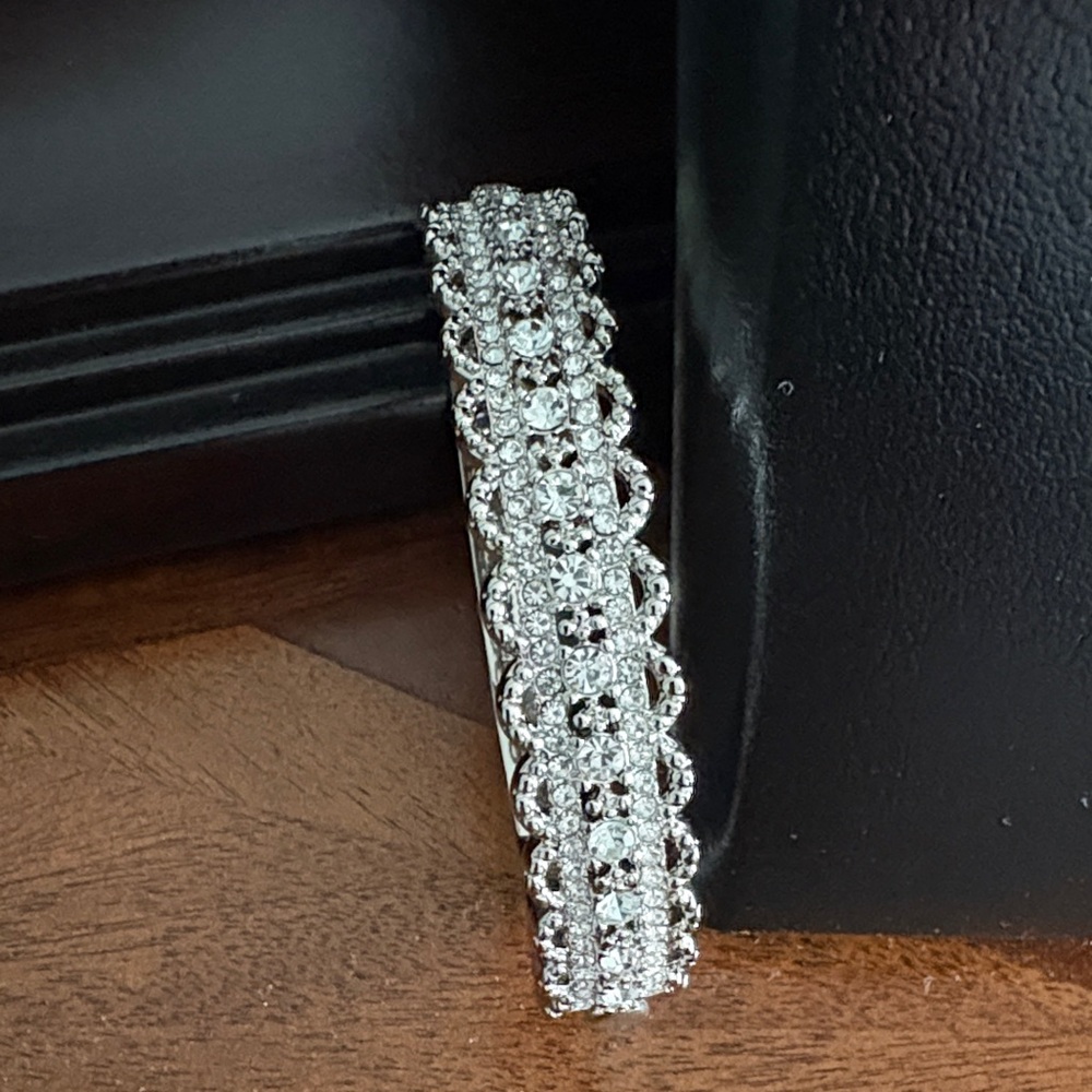 Marchesa Silver Crystal Bracelet